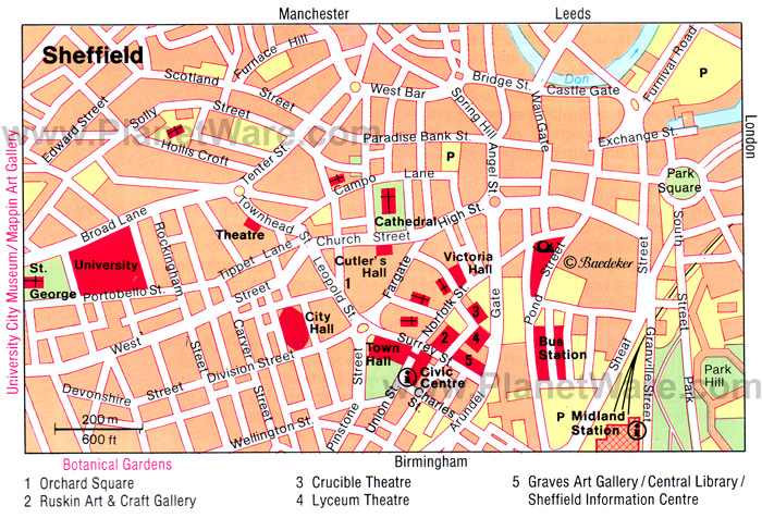 Sheffield carte